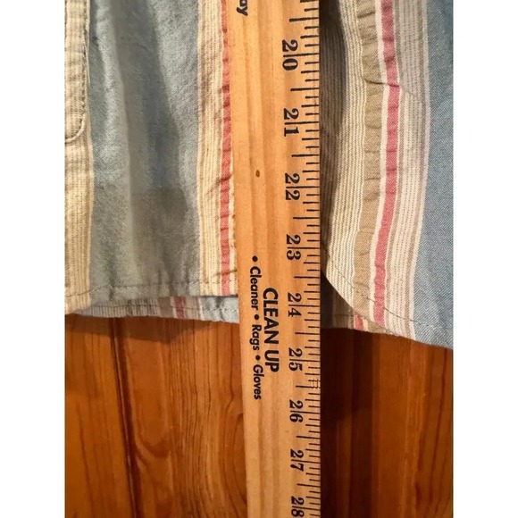 Striped Cotton Blazer Jacket Pink Blue Beige Tan Casual Career - Picture 11 of 12